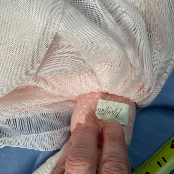 Lot of three cotton and linen stuffies loveys nursery decor - Picture 11 of 15